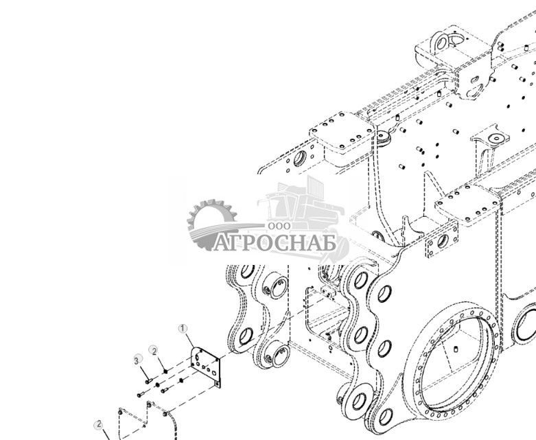 Задняя плоская крышка, гидростатический двигатель - ST795501 155.jpg